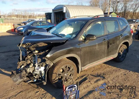 2020 Subaru Forester Sport из США, поврежденный, VIN JF2SKARCXLH579267